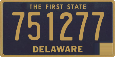 DE license plate 751277