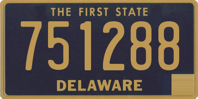 DE license plate 751288
