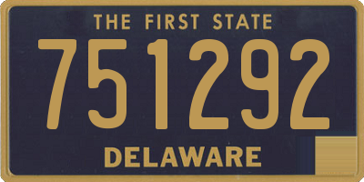 DE license plate 751292