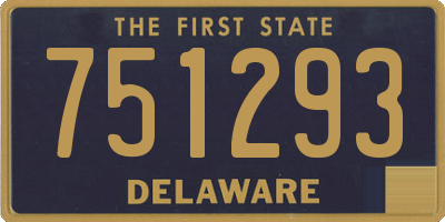 DE license plate 751293