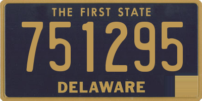 DE license plate 751295