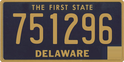 DE license plate 751296