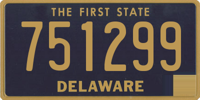DE license plate 751299