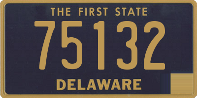 DE license plate 75132