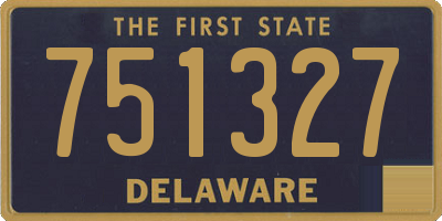 DE license plate 751327