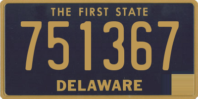 DE license plate 751367