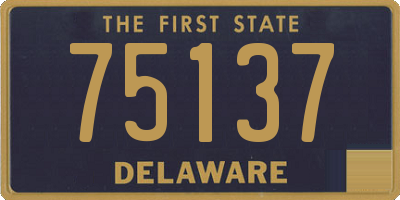 DE license plate 75137