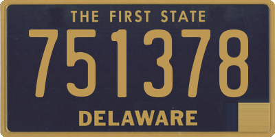 DE license plate 751378