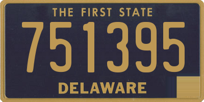 DE license plate 751395