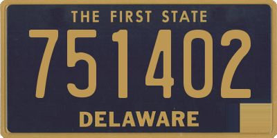 DE license plate 751402