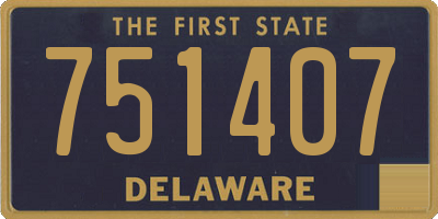 DE license plate 751407