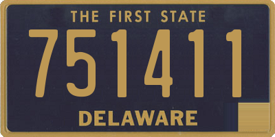 DE license plate 751411