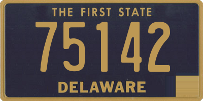 DE license plate 75142