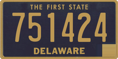 DE license plate 751424