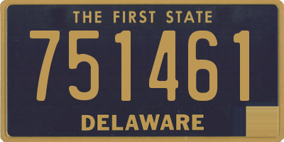 DE license plate 751461