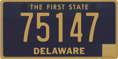 DE license plate 75147