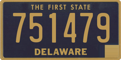 DE license plate 751479