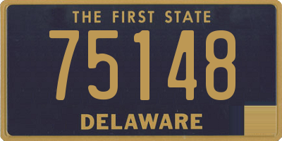DE license plate 75148