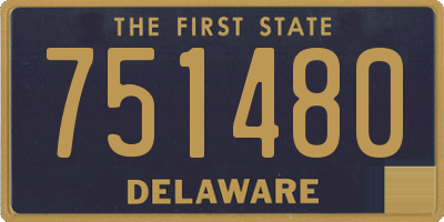 DE license plate 751480