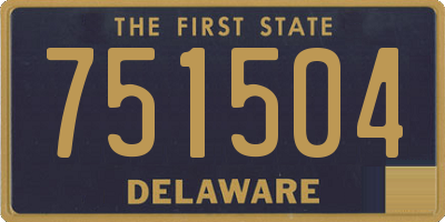 DE license plate 751504