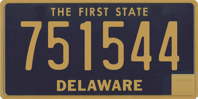 DE license plate 751544