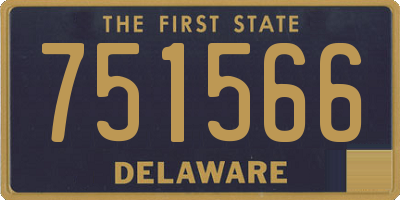 DE license plate 751566