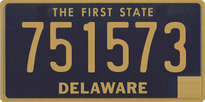 DE license plate 751573
