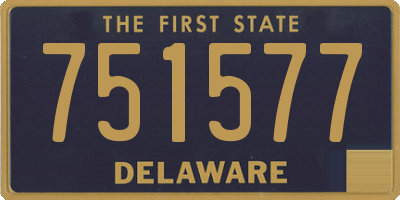 DE license plate 751577
