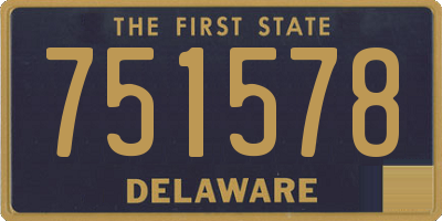 DE license plate 751578