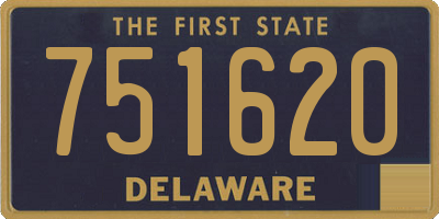 DE license plate 751620