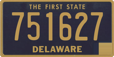 DE license plate 751627