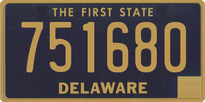 DE license plate 751680