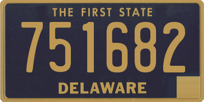 DE license plate 751682