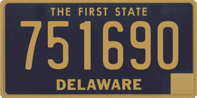 DE license plate 751690