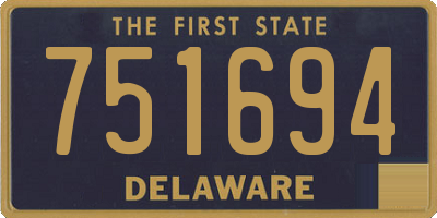DE license plate 751694