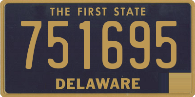 DE license plate 751695