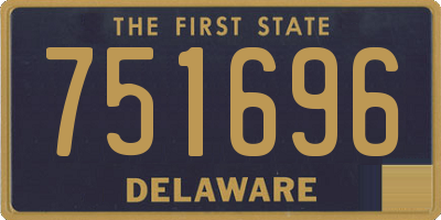 DE license plate 751696