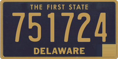 DE license plate 751724