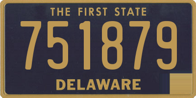 DE license plate 751879