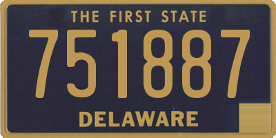 DE license plate 751887