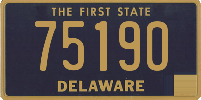 DE license plate 75190