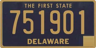 DE license plate 751901