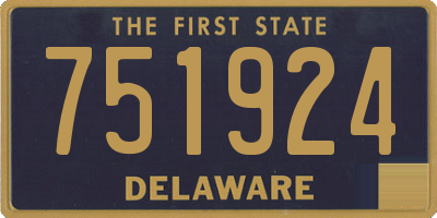 DE license plate 751924
