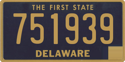 DE license plate 751939