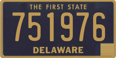 DE license plate 751976