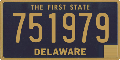 DE license plate 751979
