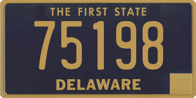 DE license plate 75198