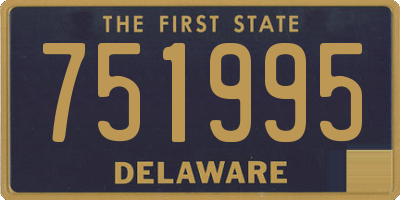DE license plate 751995