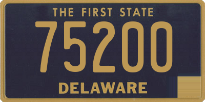 DE license plate 75200