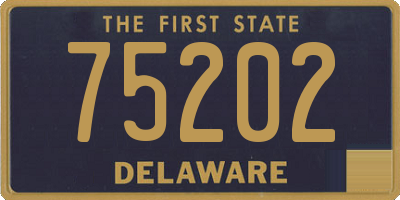 DE license plate 75202